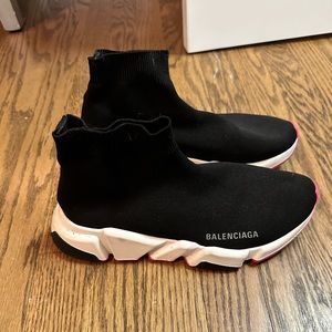 Balenciaga sneakers. White black and pink. Size 9 US